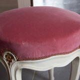 Louis XVI velvet stool