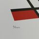 1970s Piet Mondrian Limited Edition Lithograph Numbered in Pencil.