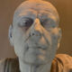 Bust of Emperor Galba, white Carrara marble, 18th century.