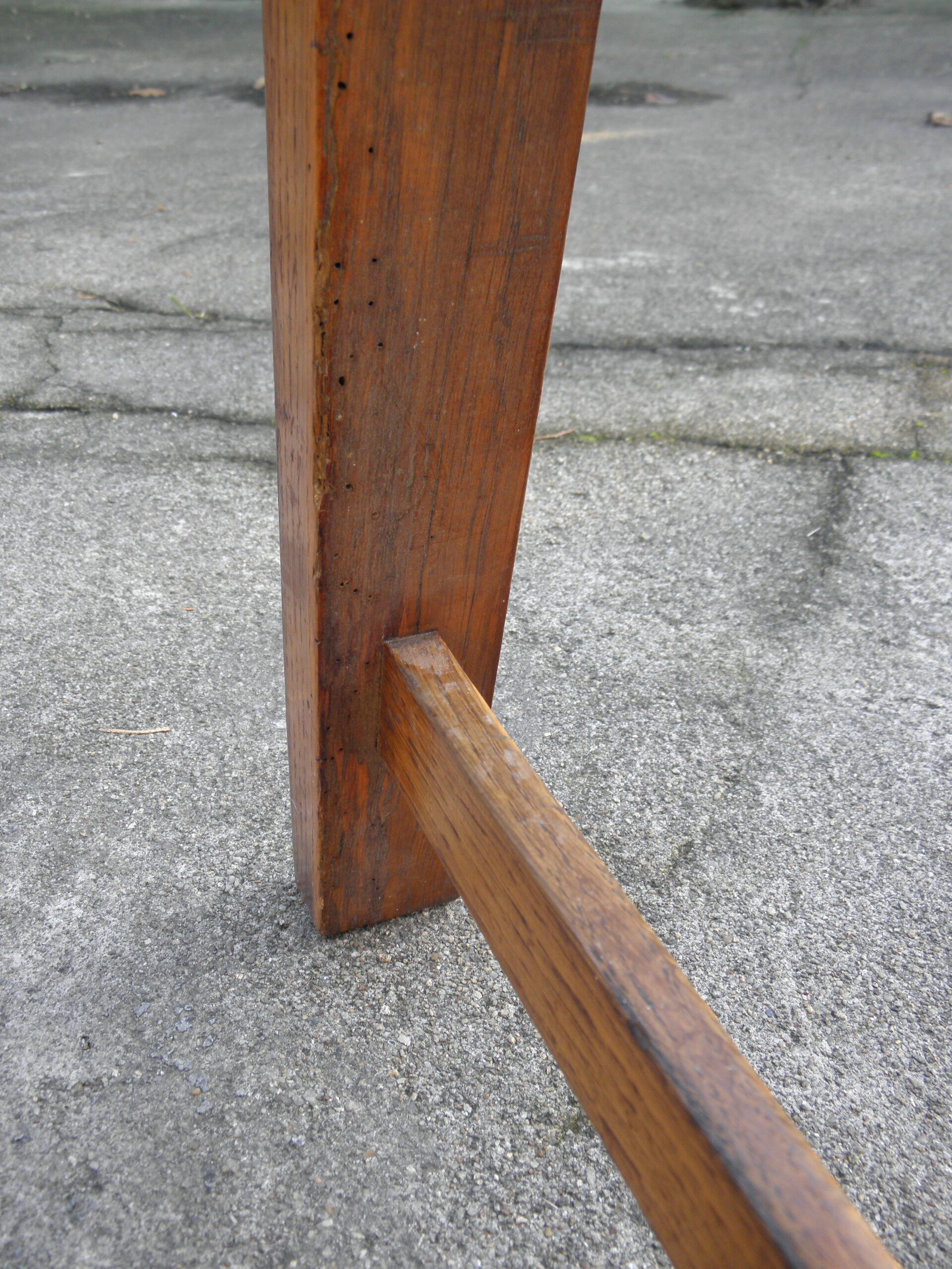 170 cm oak farm bench