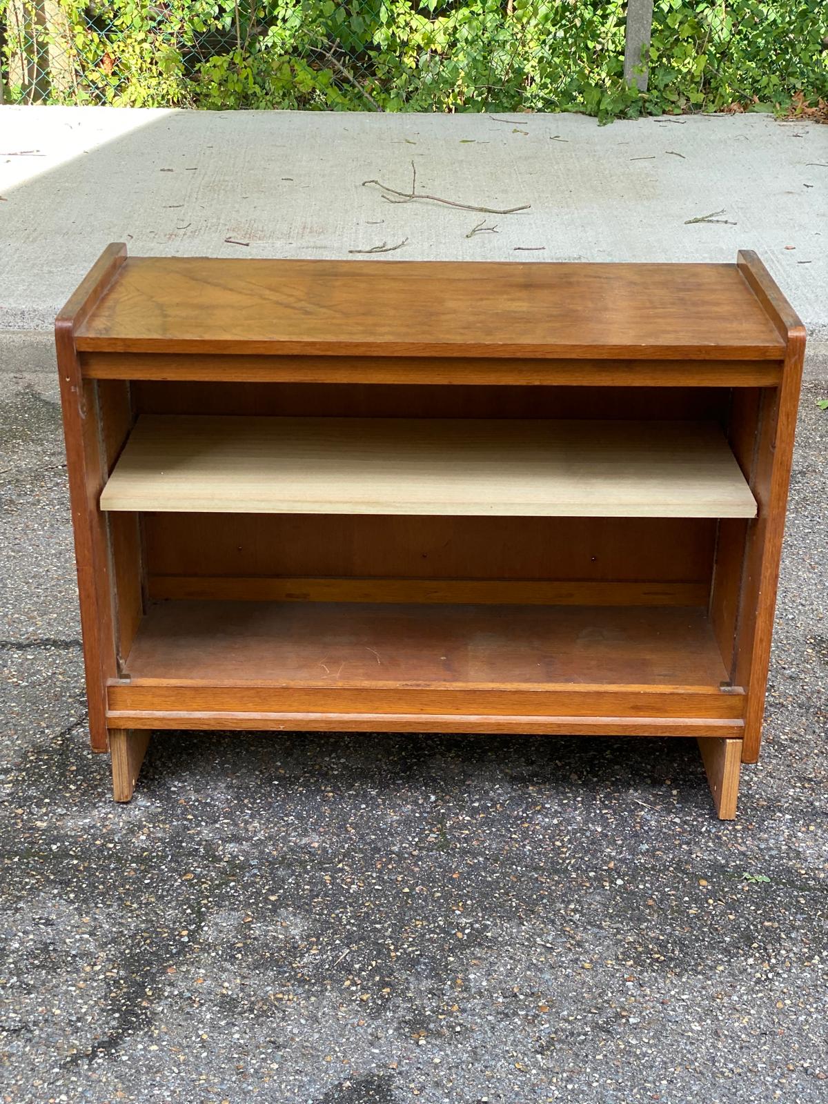 Scandinavian wooden shelf from the 70s and 60s
