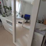 Modern White Lacquered Mirror - Excellent condition