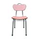 Chaise rose en Formica