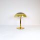 Large Space Age table lamp in brass by Fagerhults, Sweden, 1970s.