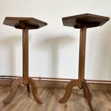 Pair of inlaid hexagonal saddles