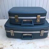 2 flight attendant suitcases