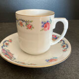 2 coffee cups Czech porcelain
