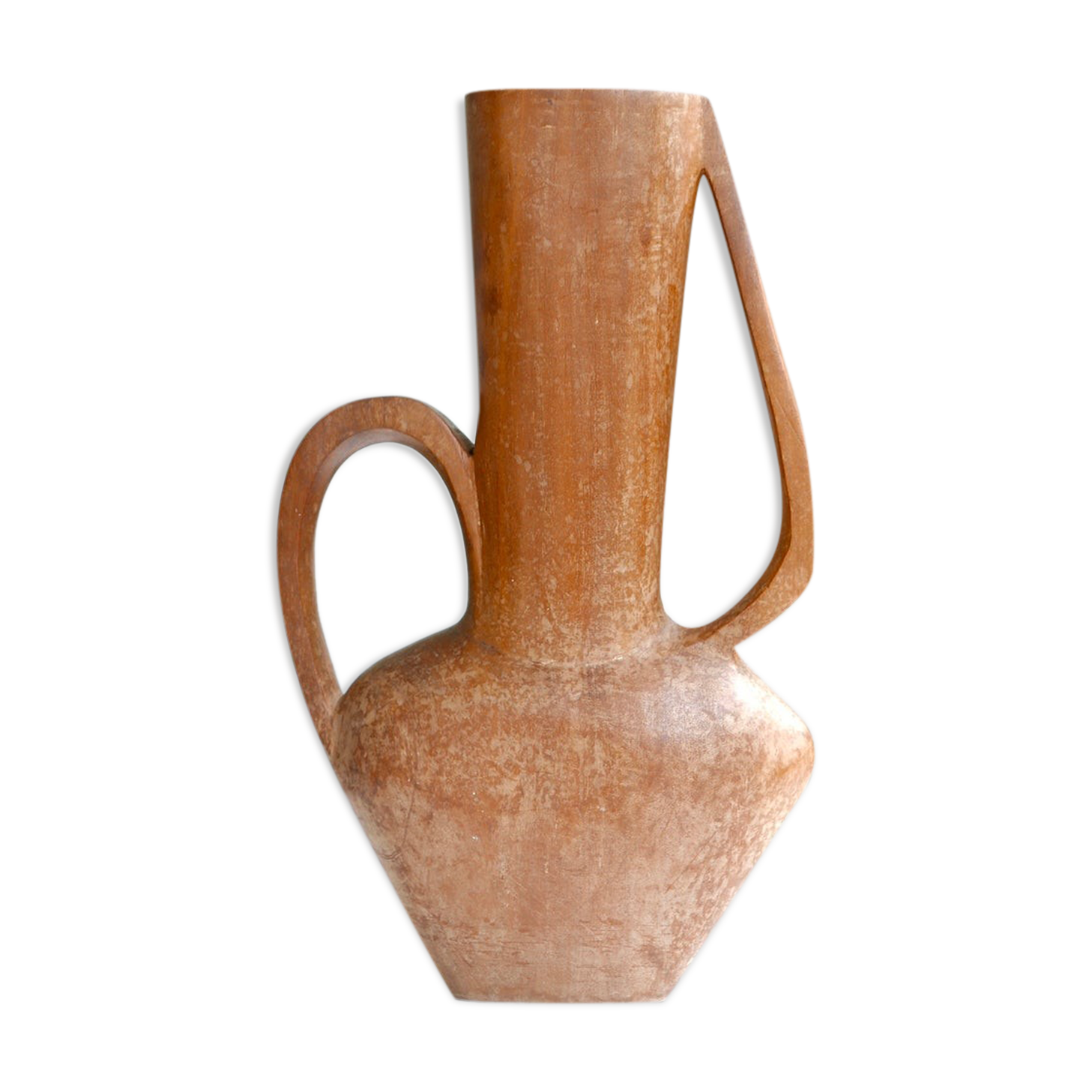 Wooden decorative handle jar, 1950s