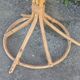 Coat rack parrot in rattan and bamboo