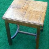 Table old table sofa square tray oak parquet style of Versailles