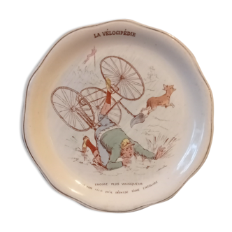 Plate "talking" bike theme