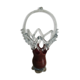 Glass basket cup