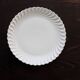 Vintage round serving dish in white porcelain with twists by Limoges Haviland