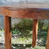 Tabouret tripode bois