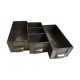 Lot de 3 casiers industriels