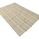 5x8 Turkish Mid Century Modern Cream & Brown Kilim Rug, 151x230Cm