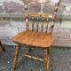 6 Windsor chairs restaurant Western style tavern vintage 1980s