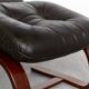 Fauteuil scandinave vintage avec ottoman par Arnt Lande pour Westnofa, anné