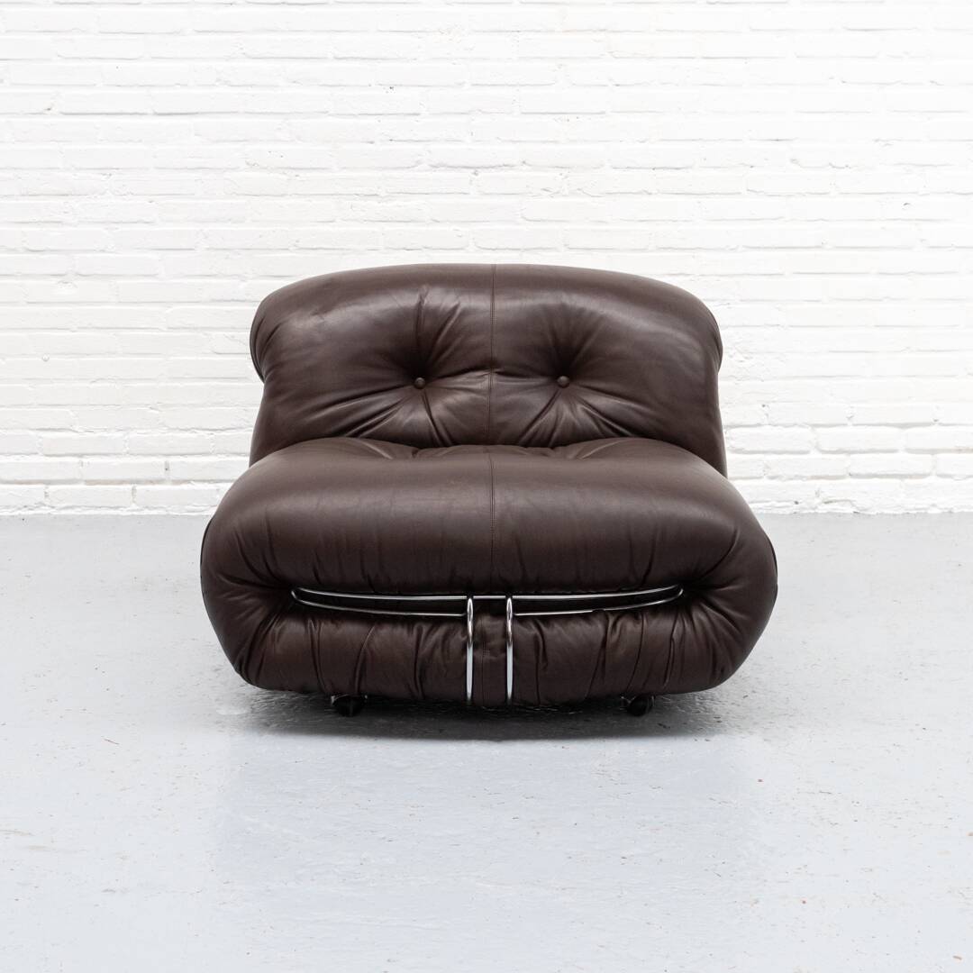 Fauteuil Soriana Afra & Tobia Scarpa Cassina années 1970