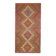 1970s Vintage Turkish Oushak Handmade Wool Cotton Orange Area Rug 179x353