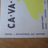 1950s advertising poster Shoe polish