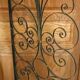Pair of interior wrought iron grilles XXth century