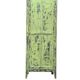 Armoire bonnetière parisienne ancienne patine kaki