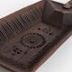 Grain shovel, spice shovel in engraved wood - Folk art