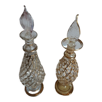 Set of 2 original Egyptian perfume bottles