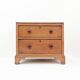 Commode rustique avec deux tiroirs et pieds sculptés - 1930