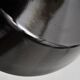 Black enamel ceiling lamp by Louis Poulsen, 1950s