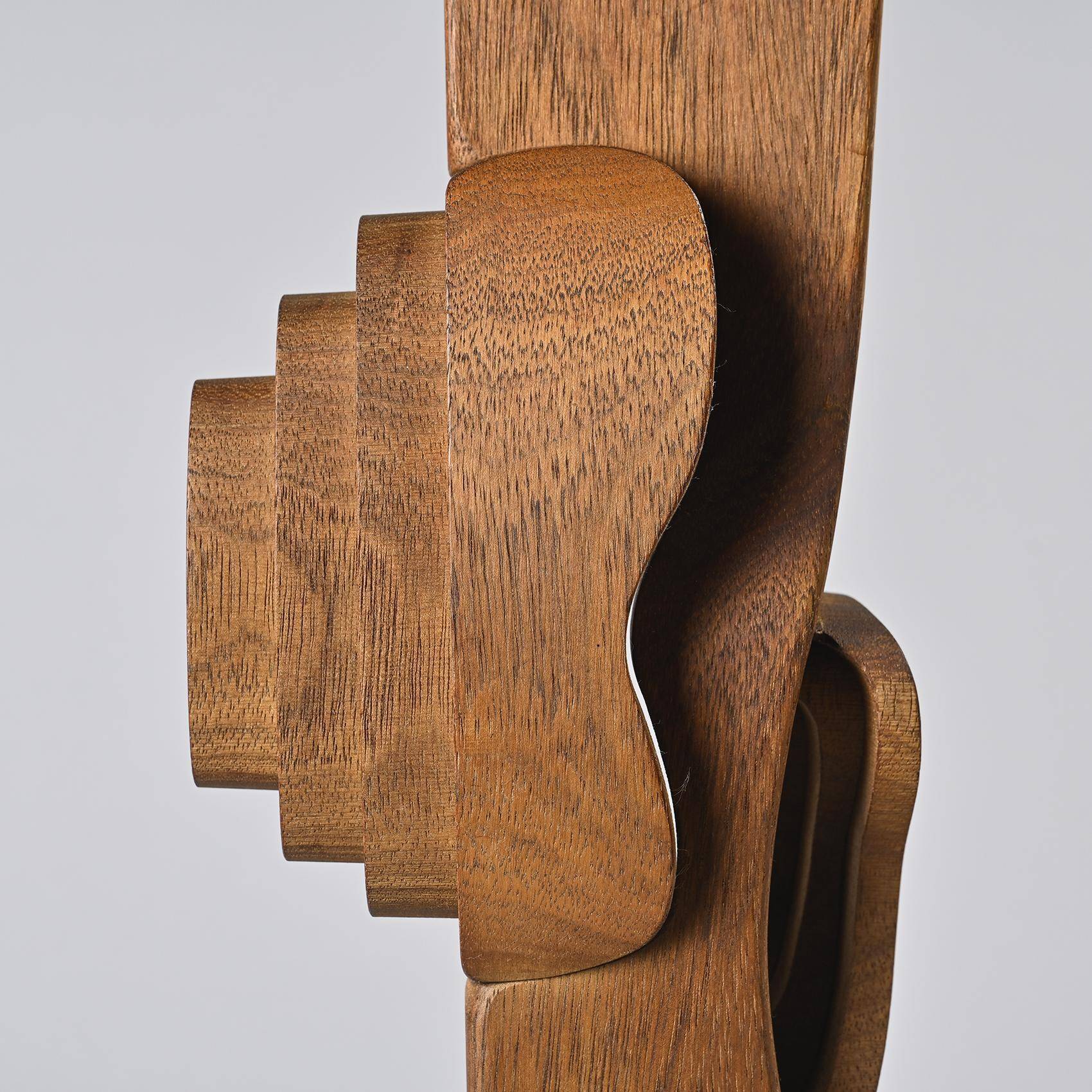 Sculpture en bois par Brian Willsher, Royaume-Uni circa 1970