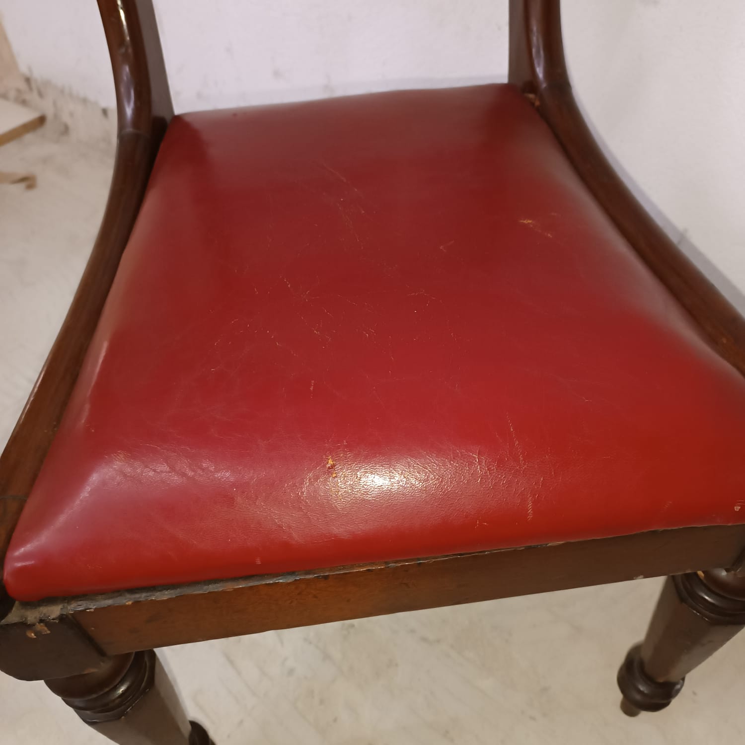 Set of 6 victorian antique dining chairs