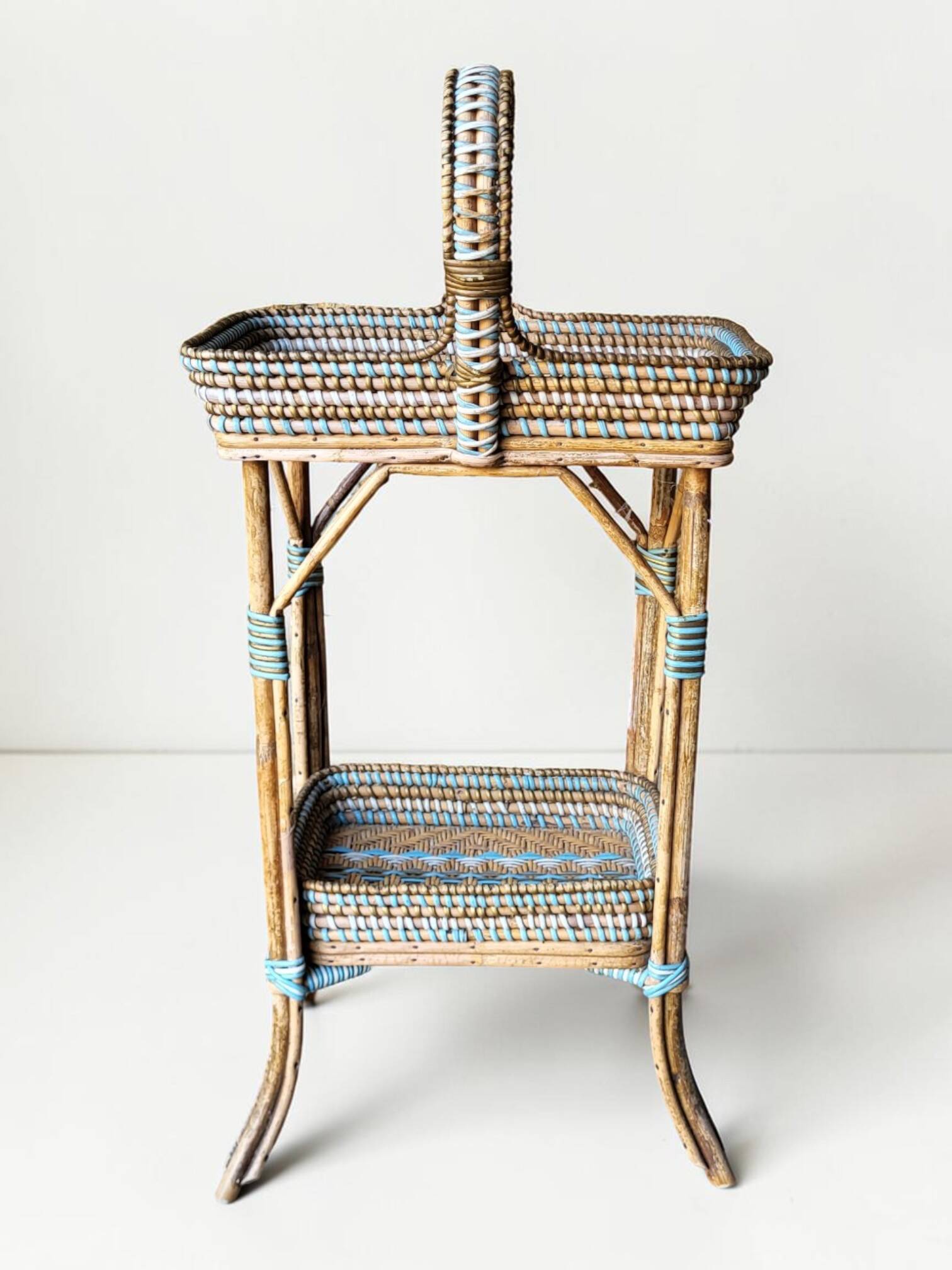 Rattan dessert table, Napoleon III