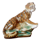 Ceramic tiger from around 1940 / 1950