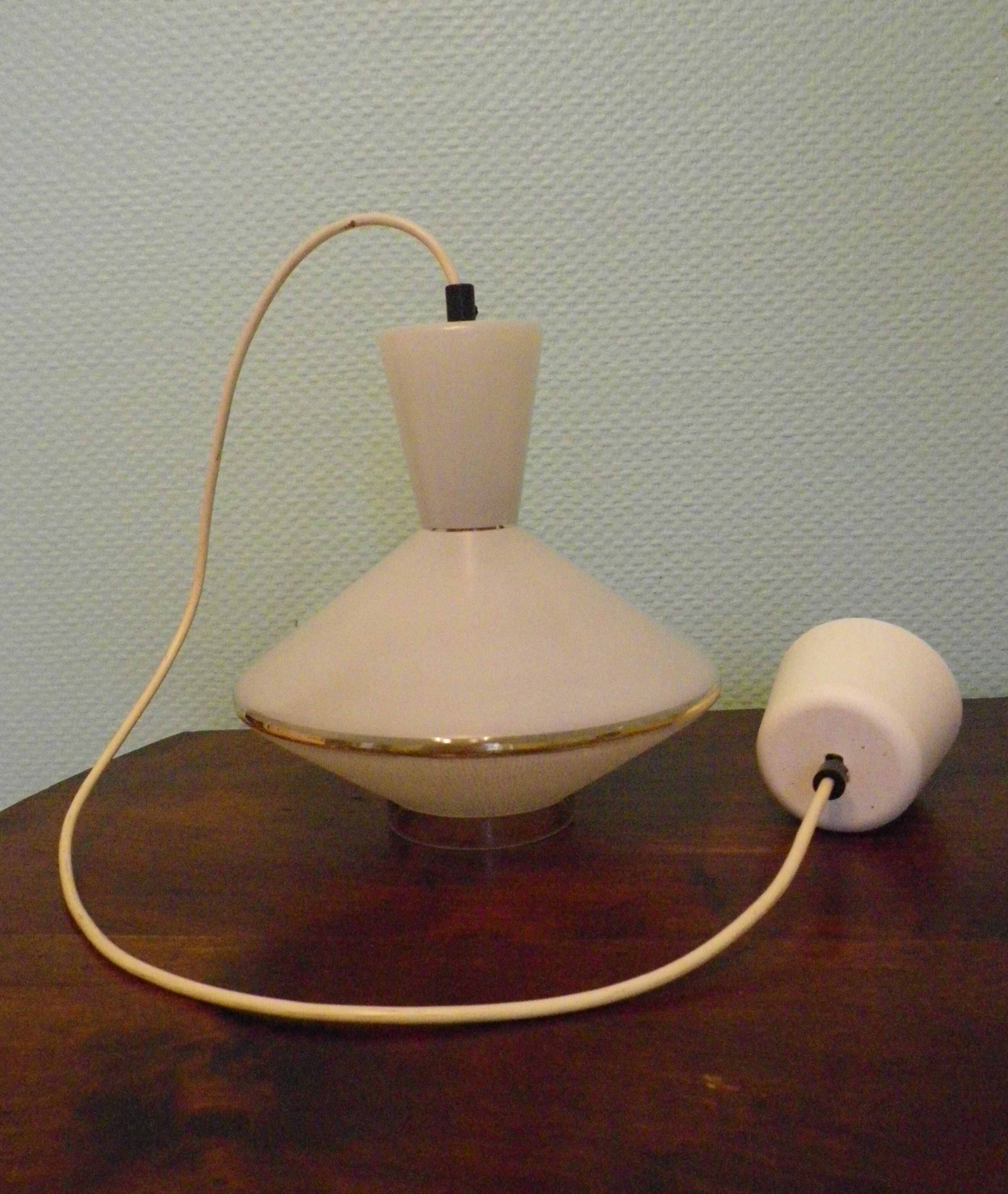 Vintage diabolo pendant lamp 1950/1960 Scandinavian design