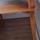 Scandinavian wooden coffee table, side table from the 1960s-1970s.