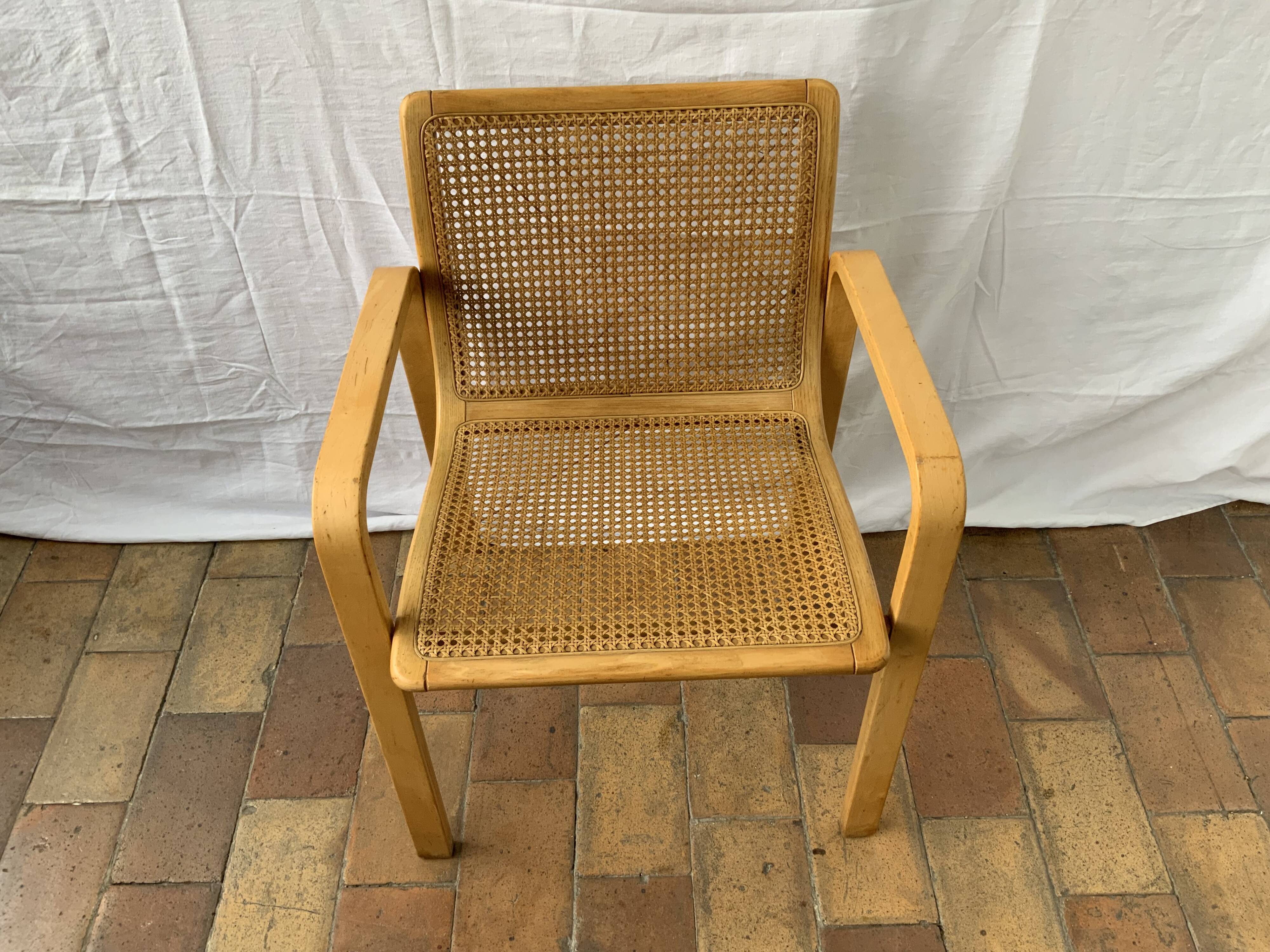 Vintage canned armchair