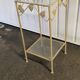 Wrought iron metal side table