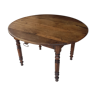 Table à rabats volets rallonges bois ronde ovale 1900