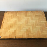 Bamboo marquetry tray