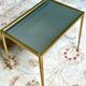 Vintage coffee table in brass and mirror – Deutsche Werkstätten, 1960s