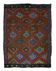 Turkish Kilim Yoruk Vintage 218x283 cm Geometric Multicoloured