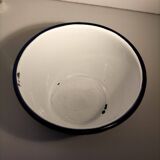 Tasse ancienne en tôle émaillée Westen