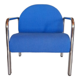 Chrome metal armchair 70s