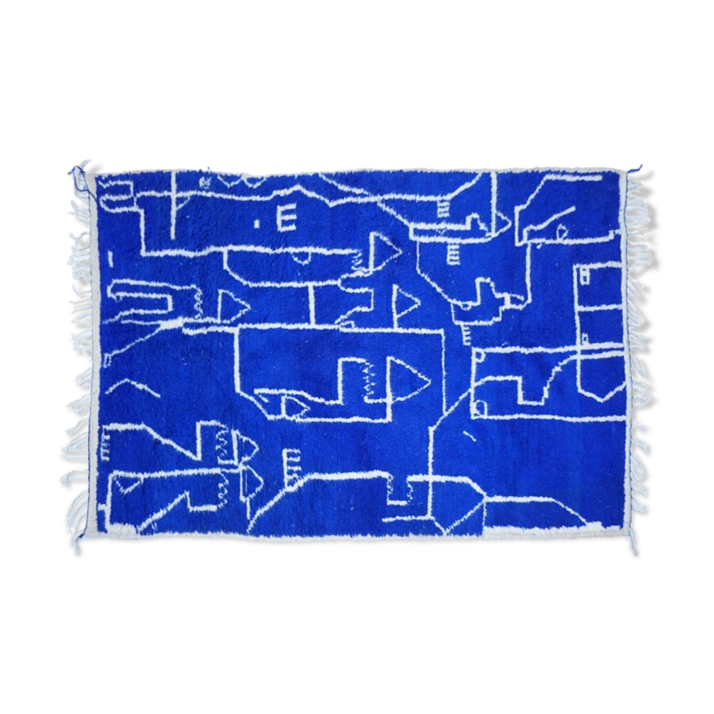 Colorful Berber carpet 257x153cm