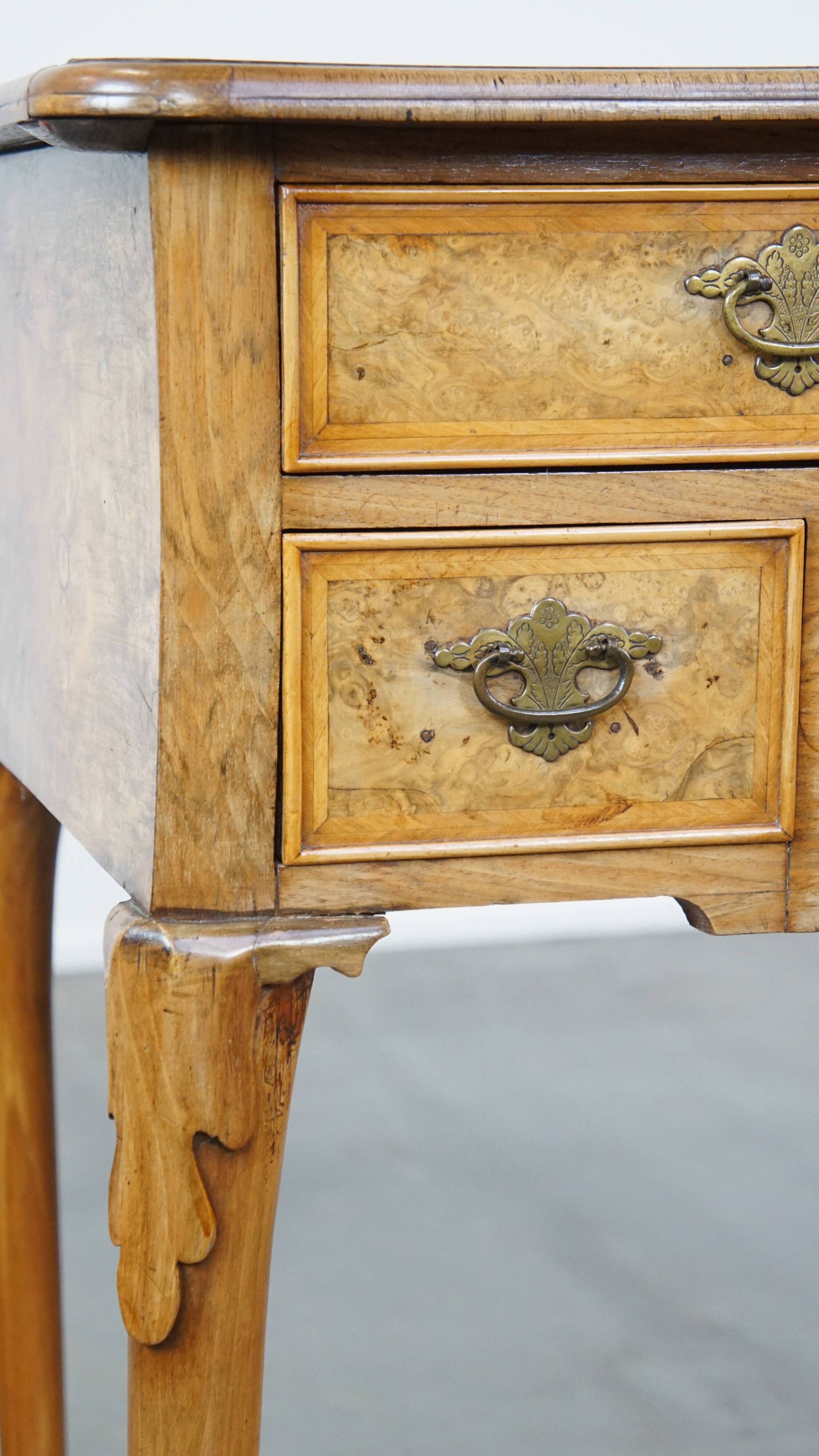 Antique Dutch Walnut Writing/Side Table from the 18th Century