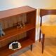 Bibliothèque scandinave basse vintage en teck « Ellen »