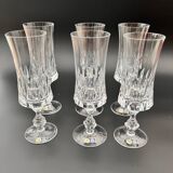 Set of 6 Spiegelau Crystal Flutes