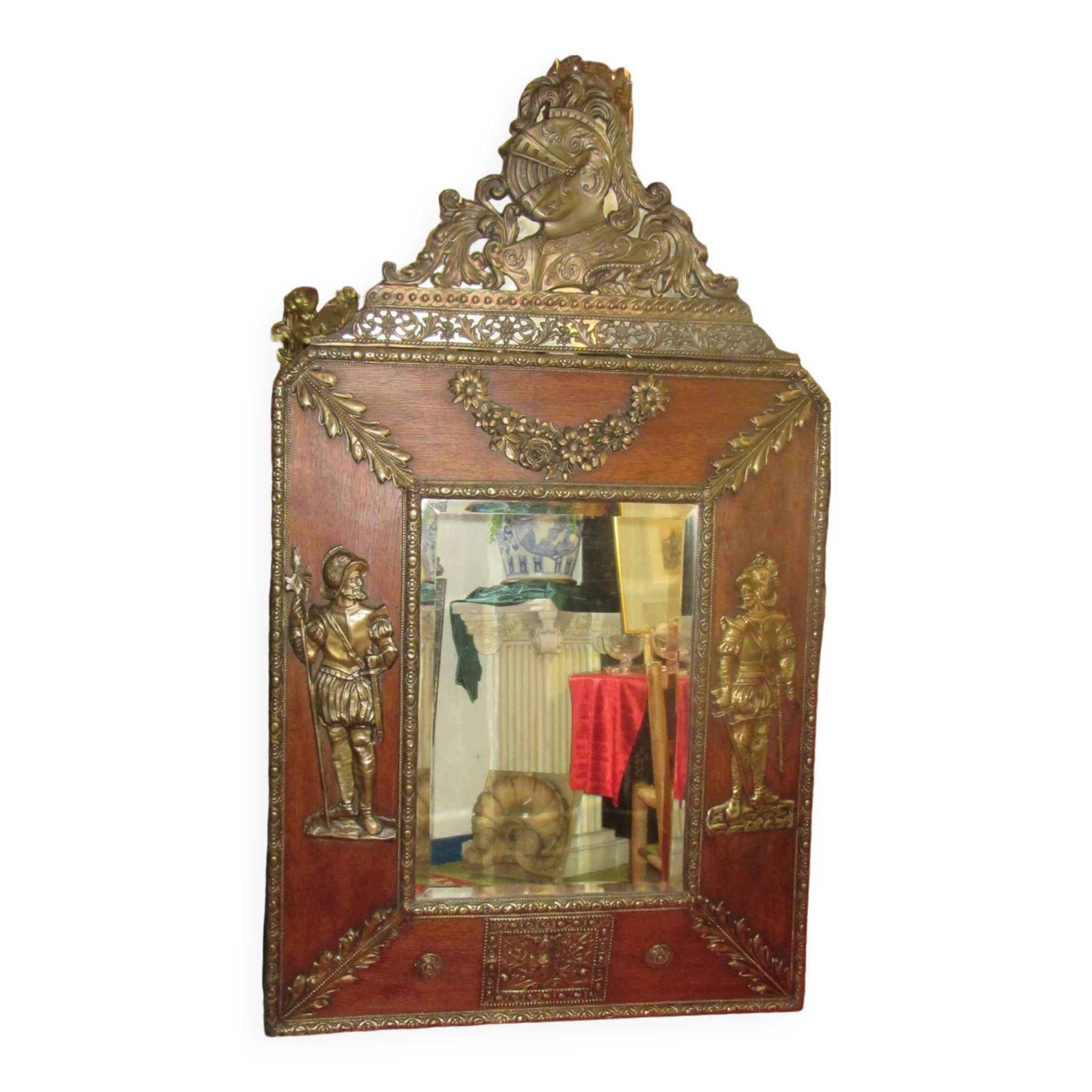 Miroir Napoleon III style medieval